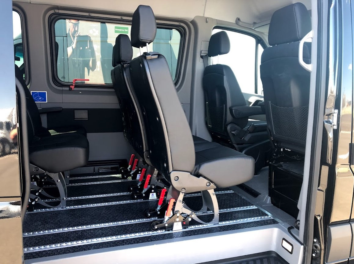 Smartfloor and Smartseats in a Sprinter van