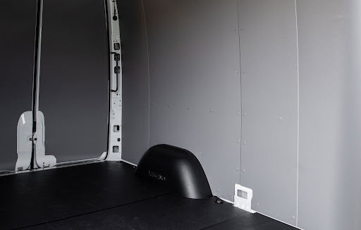 FORD TRANSIT 130" LR HINGED SIDE DOORS DURATHERM WALL LINER TEXTURED GREY