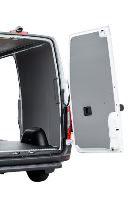 FORD TRANSIT CONNECT LWB  DUAL SIDE DOORS DURATHERM DOOR LINER TEXTURED GREY